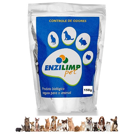 ENZILIMP PET MILLENNIUN BIORREMEDIADOR P/ MAUS ODORES 150g