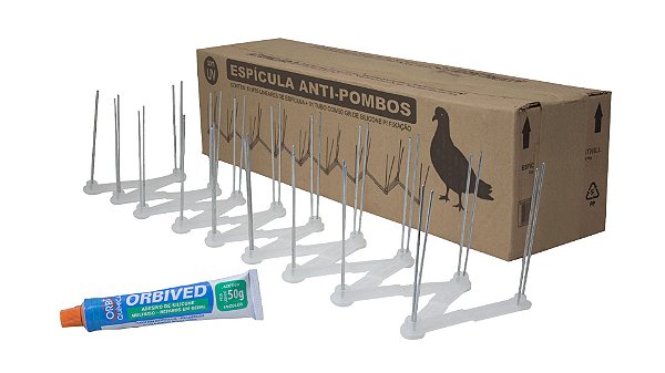 ESPICULA ANTI-POMBOS INCOLOR Plastwill - CX 10m