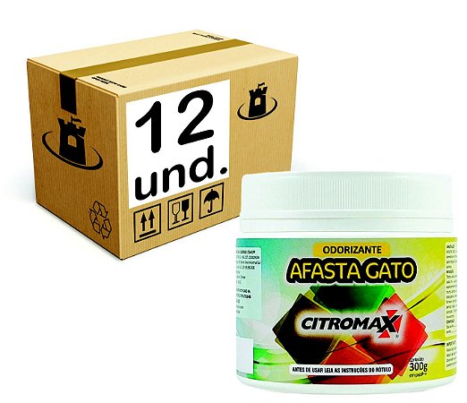 AFASTA GATO REPELENTE CITROMAX POTE - CX 12x300g