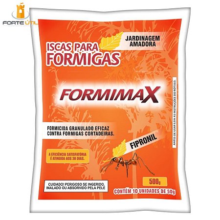 ISCA PELETIZADA P/ FORMIGAS FORMIMAX CITROMAX (10x50g) 500g