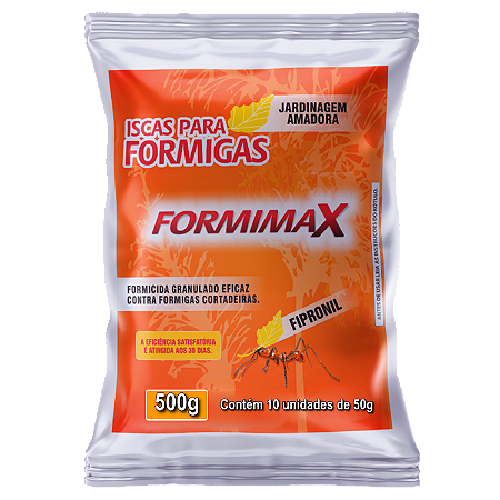 ISCA PELETIZADA P/ FORMIGAS FORMIMAX CITROMAX (10x50g) 500g