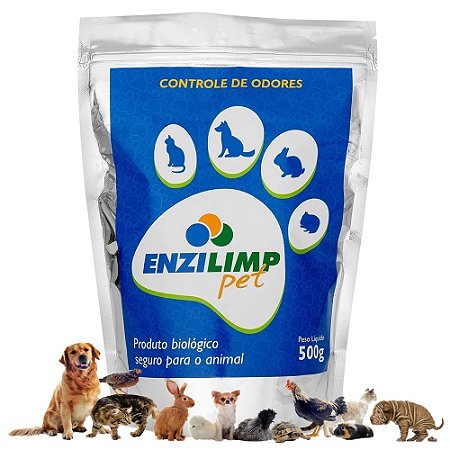 ENZILIMP PET MILLENNIUN BIORREMEDIADOR P/ MAUS ODORES 500g