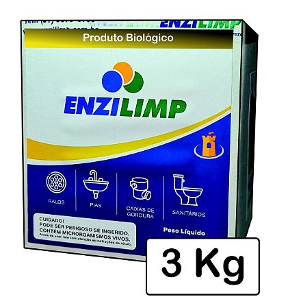 ENZILIMP MILLENNIUN BIORREMEDIADOR P/ ESGOTO 3Kg