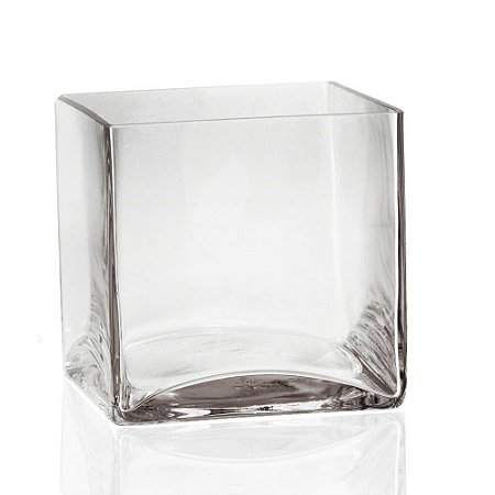 Vaso de Vidro Transparente M