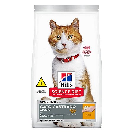 Hills Feline Adulto Castrado Frango  - 1,5Kg