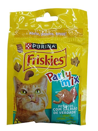 Friskies Party Mix Camarão, Salmão e Atum 40g
