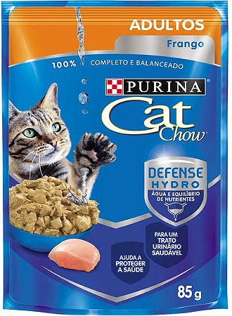 Sachê Cat Chow Adulto Frango 85g