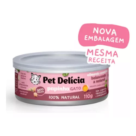 Pet Delicia Papinha de Frango para Gatos 110g