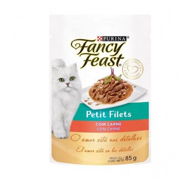 SACHE FANCY FEAST PETIT FILETS COM CARNE - 85G