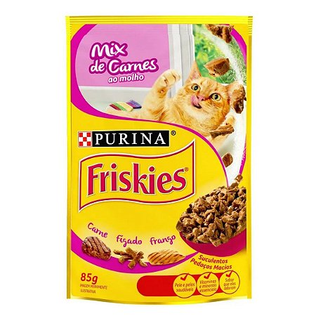 Sachê Friskies Mix De Carnes 85g