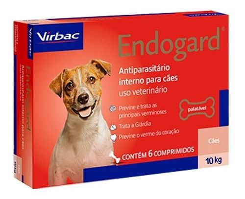 Endogard 10 Kg Com 6 Comprimidos