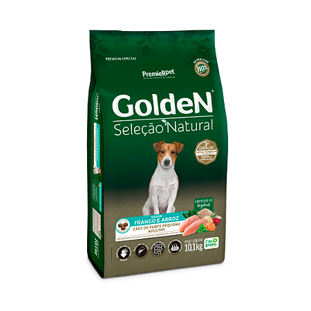 Golden Seleção Natural Cães Adultos Minibits 10,1 Kg