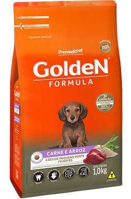 Golden Fórmula Cães Filhotes Minibits Carne 1kg