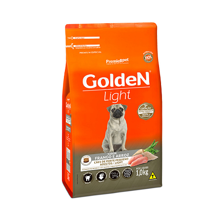 Golden Fórmula Cães Adultos Minibits Light 1Kg