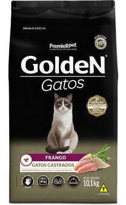Golden Gato Adulto Castrado Frango 10,1 Kg
