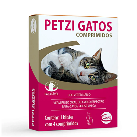Petzi Gatos 4 comprimidos