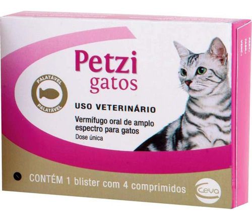 Petzi Gatos 4 comprimidos