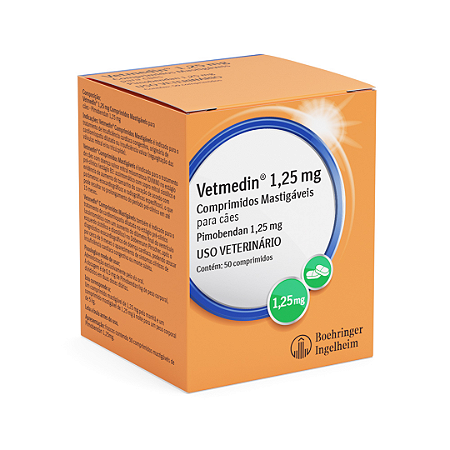 Vetmedin 1,25Mg 50 comprimidos