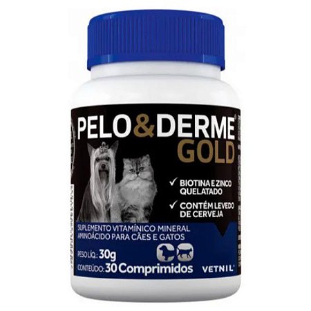 Pelo & Derme Gold 30 Comprimidos
