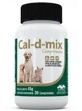 Suplemento Vetnil Cal-D-Mix para Cães e Gatos 30 Comprimidos