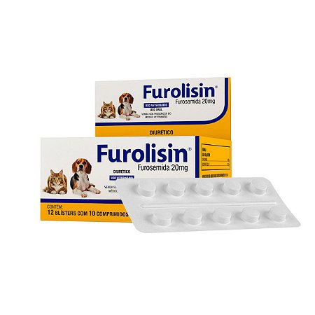 Furolisin 20mg 10 Comprimidos