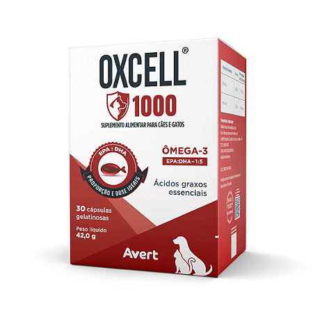 Oxcell 1000Mg 30 Cápsulas