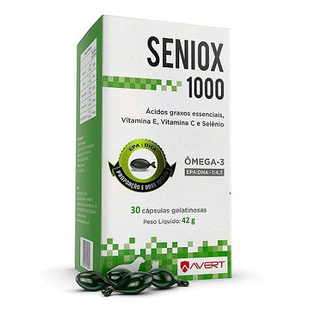 Seniox 1000 mg 30 Cápsulas