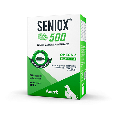 Seniox 500mg 30 Cápsulas