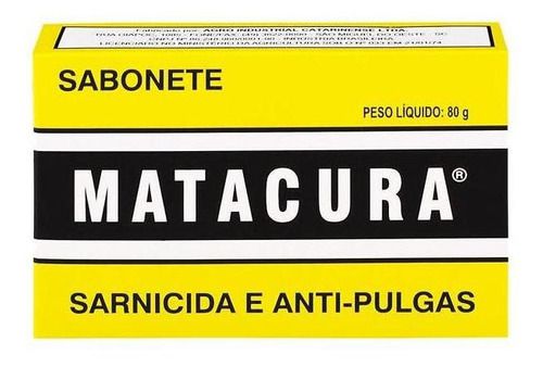 Sabonete Matacura Sarnicida e Antipulgas 80g