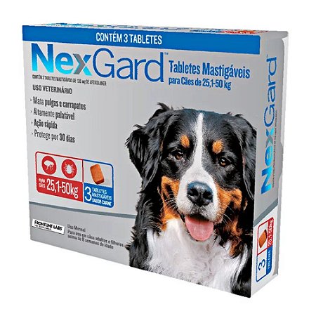 Nexgard GG 25 A 50K 3 Comprimidos