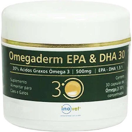 Omegaderm 30% 500mg 30 Capsulas