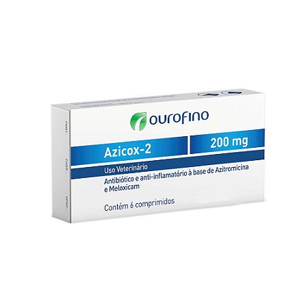 Azicox 200Mg 6 Comprimidos Ourofino