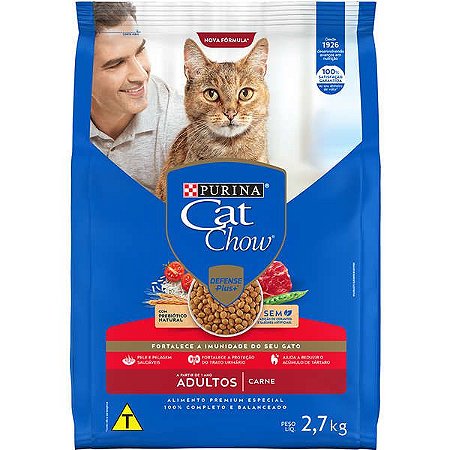 Cat Chow Adulto Carne 2,7KG