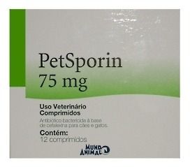 Petsporin 75mg 12 Comprimidos