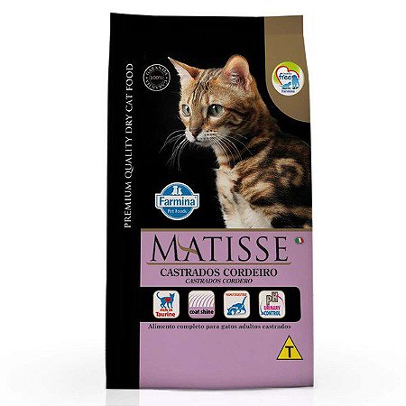 Matisse Gatos Castrados Cordeiro - 2kg