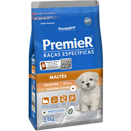 Premier Raças Específicas Maltês Cães Filhotes 2,5Kg