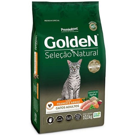 Golden Seleção Natural Gato Adulto 3Kg