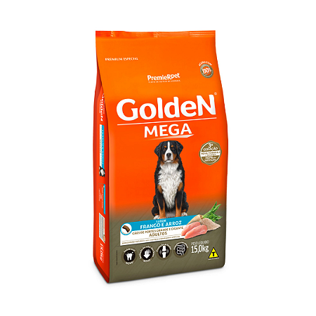 Golden Mega Cães Adultos 15Kg