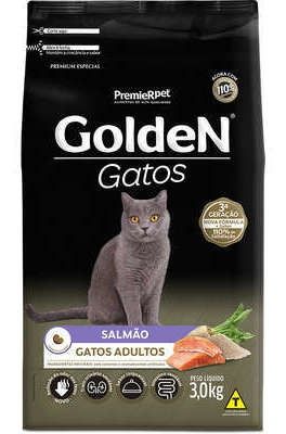 Golden Gato Adulto Salmão - 3 Kg