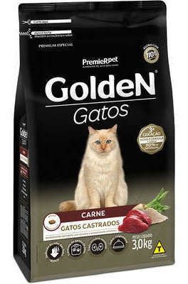 Golden Gato Adulto Castrado Carne - 3 Kg