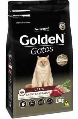 Golden Gato Adulto Castrado Carne - 1 Kg