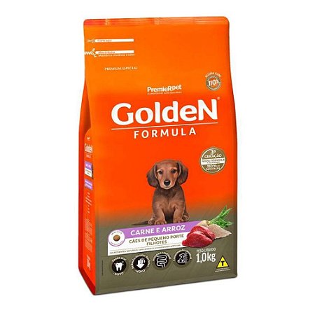 Golden Fórmula Cães Filhotes Minibits Carne 10kg