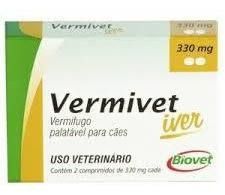 Vermivet Iver 330 Mg - 2 Comprimidos