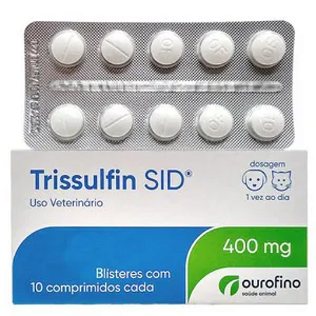 Trissulfin Sid 400mg Cartela Com 10 Comprimidos