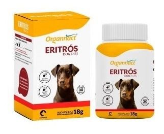 Suplemento Eritros Dog Tabs 30 Tablets - Organnact