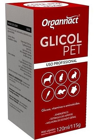 Suplemento Glicol Pet 120ml - Organnact