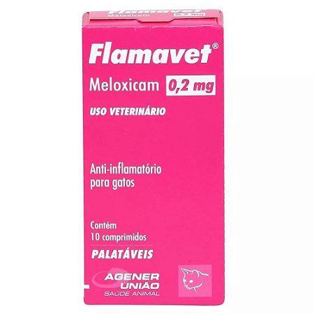 Flamavet Gatos 0,2mg 10 Comprimidos
