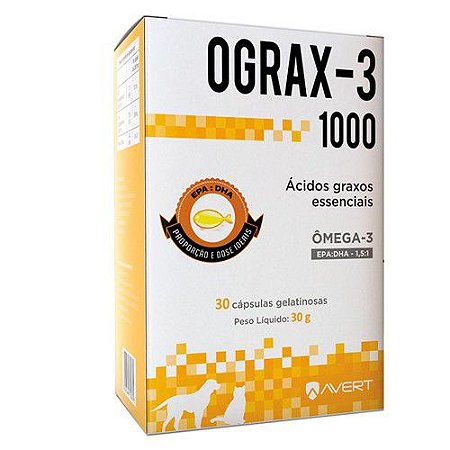 Ograx 1000mg 30 Cápsulas