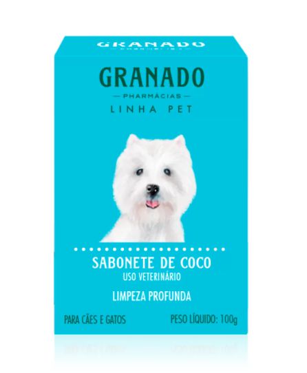 Sabonete Granado Coco para Cães e Gatos 100g