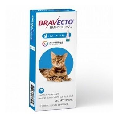 Bravecto Transdermal Gatos de 2,8 A 6,25 Kg